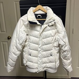 North Face White Ski Coat - M